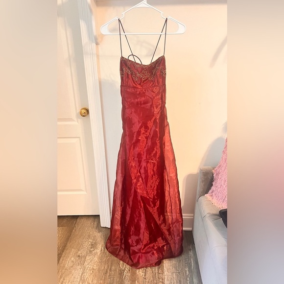 final price Vintage Y2K Fiesta Beaded Gown - Picture 1 of 7